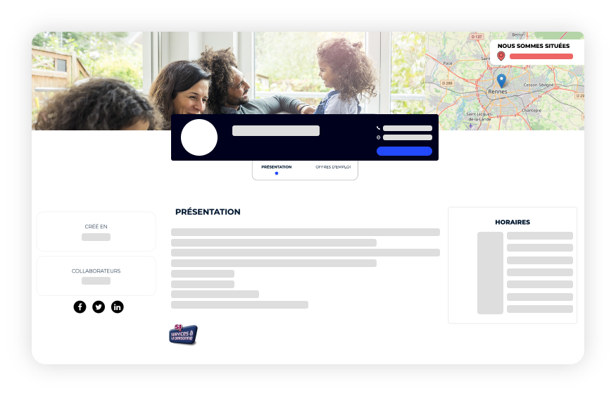 présentation de structure